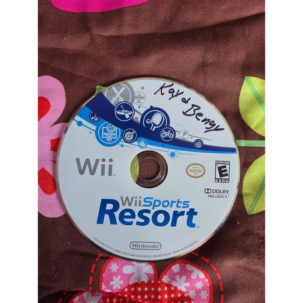 Nintendo Wii Sports Resort Game Disc Only RVL-RZTE-USA-B0
